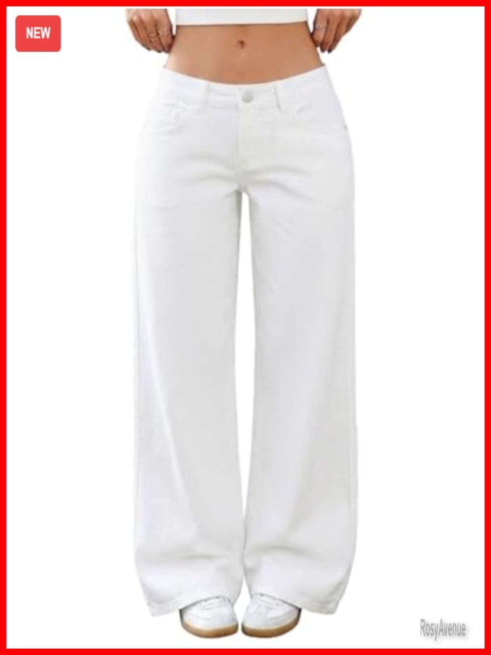 ELLEVEN Low-Rise Baggy Jeans Women Y2K Loose Wide Leg Denim Pants